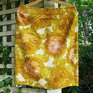 Talbots Floral Skirt